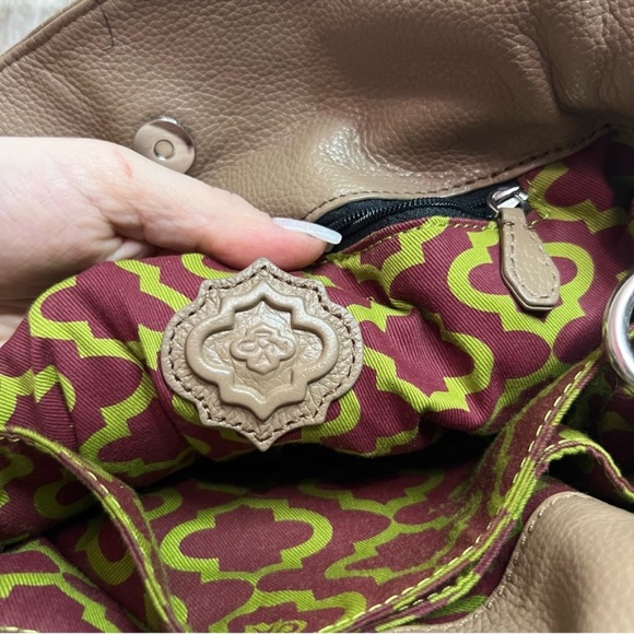 orYANY - Tan with green and dark red crossbody - Picture 9 of 12